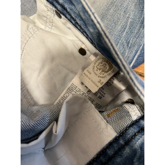 Diesel Slim Jeans Y2K 1993 D-Vyl 09m55 Men Size 34 A003129 - Picture 13 of 14